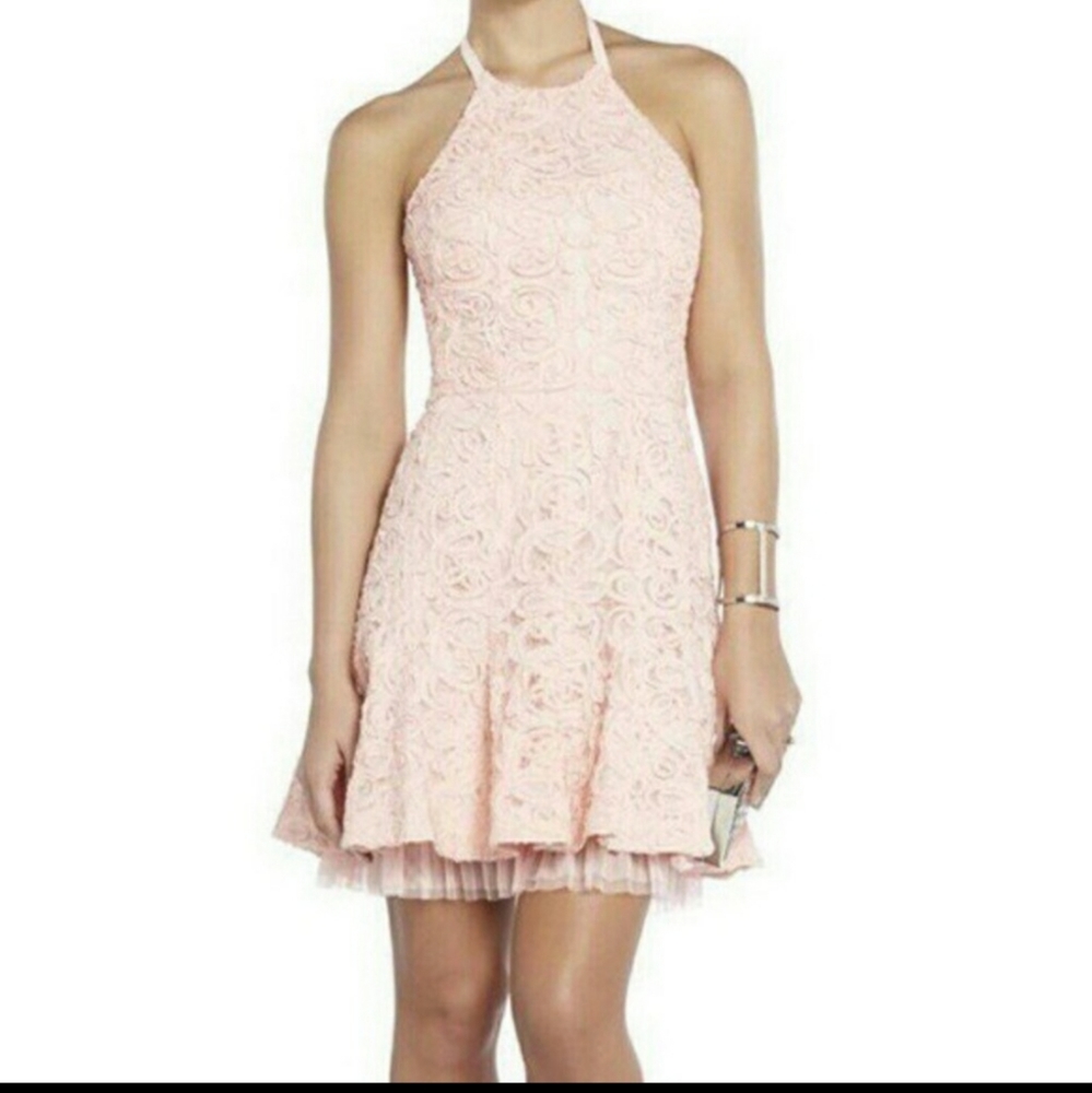 BCBGMaxazria Basanti Flared-Skirt Dress